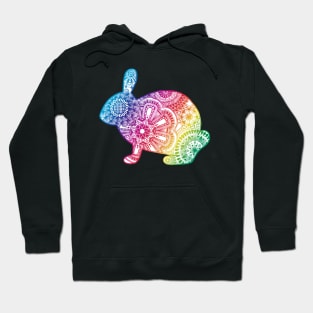 Rainbow Rabbit Hoodie